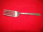 LUNT STERLING SILVER REGENCY COLD MEAT FORK MONOGRAM T
