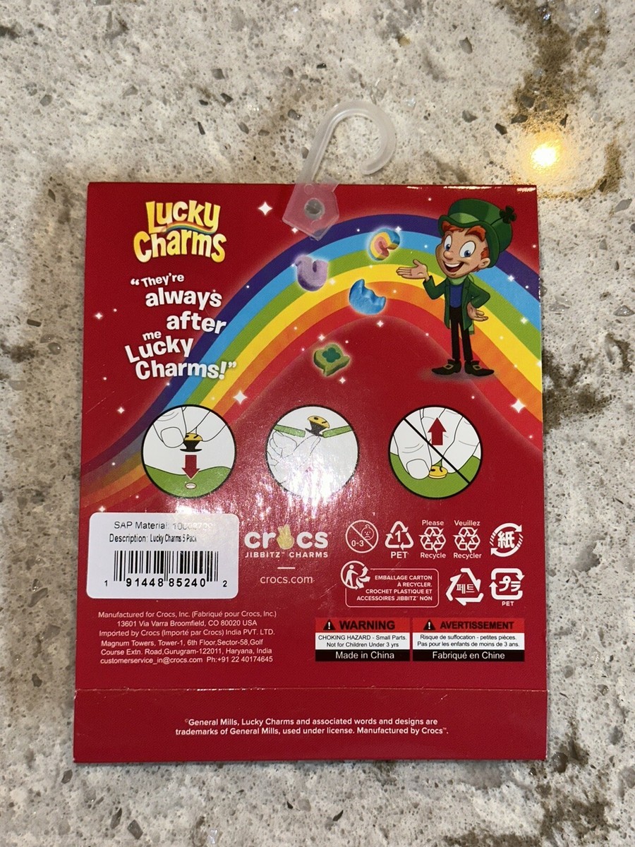 Authentic Rare Retired Crocs Jibbitz Charms lucky charms set of