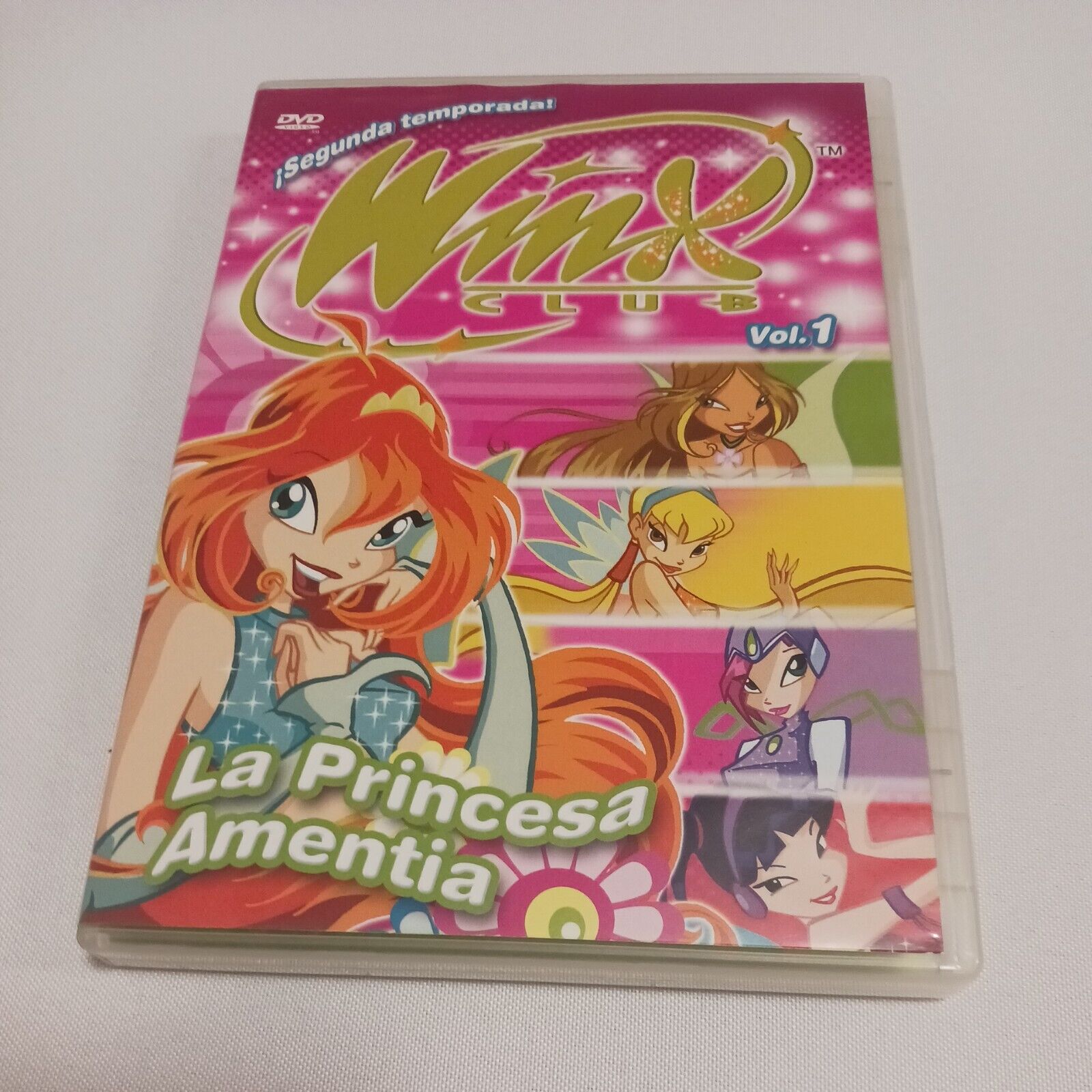 Winx Club DVD Vol. 1 Segunda Temporada La Princesa Amentia Spanish