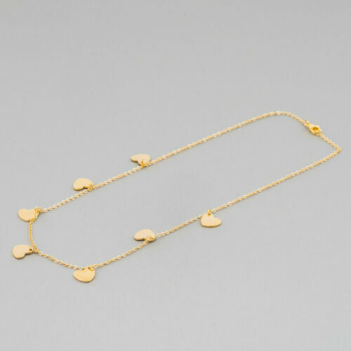 Collanina donna maglia fantasia in oro giallo 18kt misura regolabile
