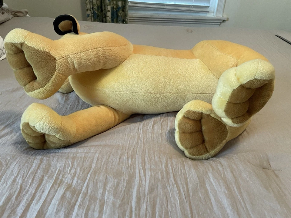 Disney Hasbro 2002 Large 20" Lion King Plush Stuffed Simba - Image 4 of 4