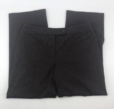 Liz  Co Size 10 Claiborne Womens Stretch Pants Brown Career Work Slacks DD3