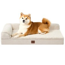 Large Orthopedic Memory Foam Dog Bed with Waterproof Lining and Removable Cover