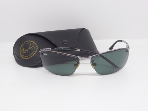 Ray-Ban TopBar RB 3183 004/71 63 silber mit grünem G15 Objektiv - Bild 2 von 15