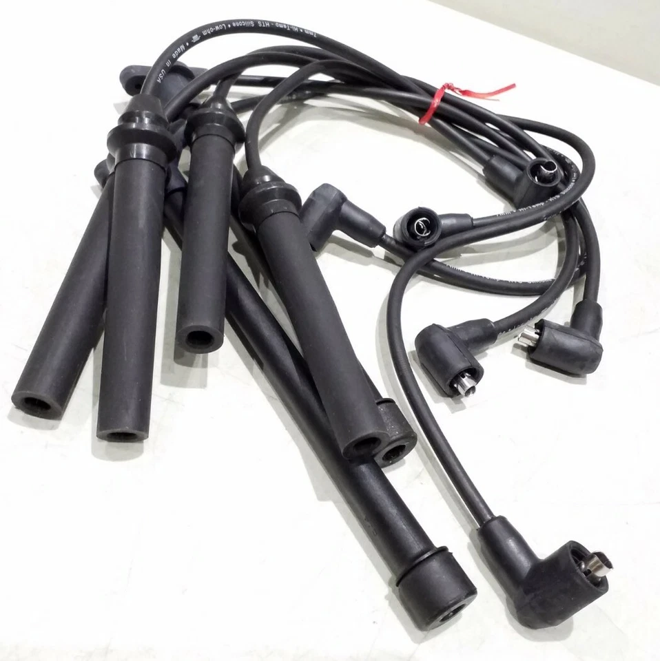 Juego de cables de encendido 9655 Prospark Premium 7 mm negro hecho en EE. UU. 9655 Foto 4 de 4