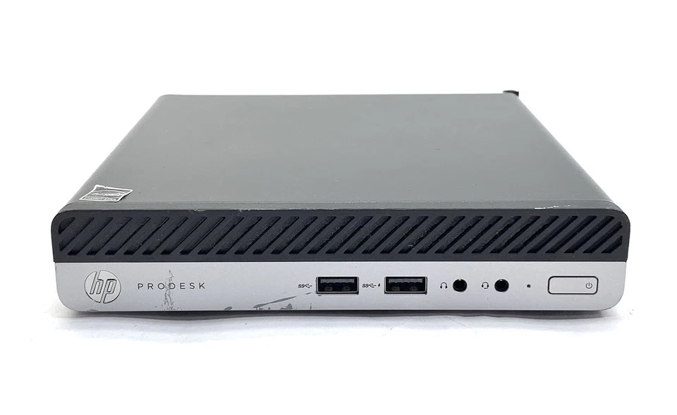 HP ProDesk 405 G4 PC Mini AMD Ryzen 5 PRO 2400GE 3.2GHz 8GB 180GB SSD Win11 WIFI - Image 3 of 4