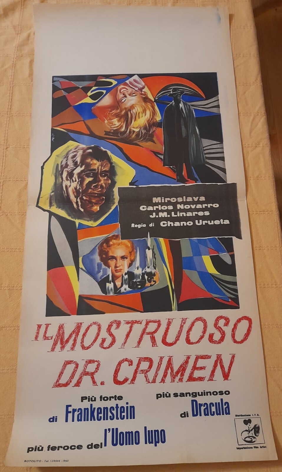 Locandina di IL MOSTRUOSO DR CRIMEN (1953)