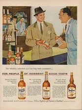 1955 Glenmore Whiskey Alcohol Distilleries Vintage Print Ad Kentucky Tavern USA