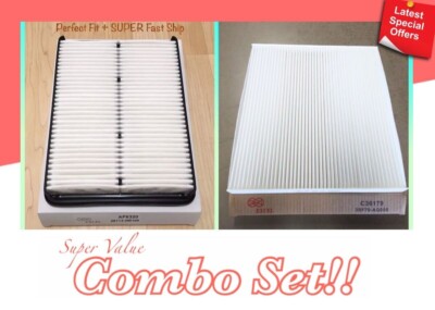 Combo Set Engine & Cabin Air Filter for 2013-2018 Hyundai Santa Fe AF6320&36179