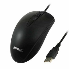 Jedel Comfort USB Wired Optical Mouse For Desktop PC/Laptop Scroll 1000Dpi CP72