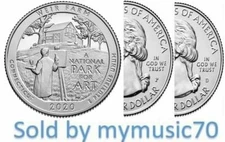 2020 P & D Weir Farm National Historic Site Quarter (CT) America The Beautiful