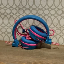 🍒 JBuddies Studio Wired Kids Headphones - Pink/Blue,No Box ‼️