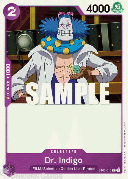 ST05-015 Dr. Indigo :: Common One Piece TCG Card