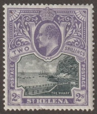EDSROOM-19536 St Helena 55 LH 1903 Wharf CV$65