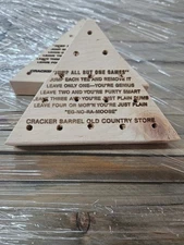 New In Sealed Bag Cracker Barrel Old Fashion Peg Board Game