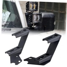 Bronco Dual A-Pillar Light Mount Bracket Lower Windshield Hinge Double-Black