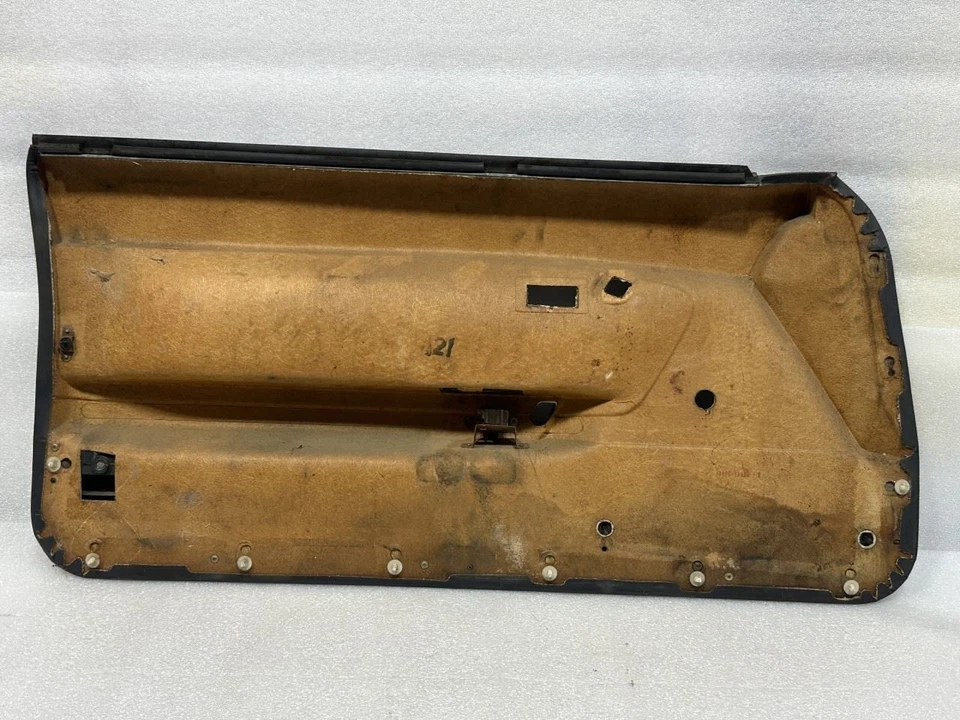 Toyota Celica 1986 1987 1988 1989 puerta del pasajero derecho panel de moldura gris manual Foto 4 de 4