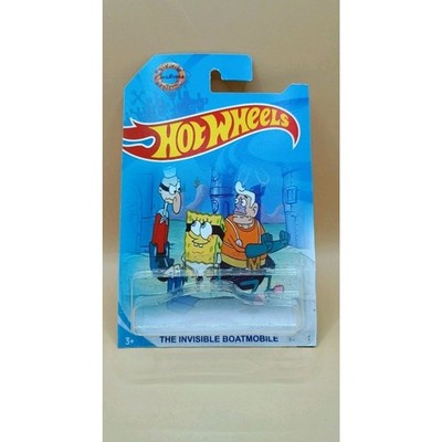 Hot Wheels SpongeBob Invisible Boatmobile - ULTRA RARE ''Stealth Mode'' Custom