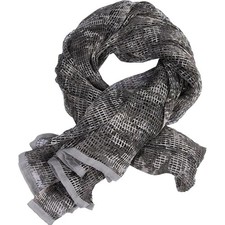 Lightweight camo mesh scarf for wildlife observation