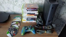Microsoft Xbox 360 120GB Black Console Bundle Controller, Power, HDMI & 21 Games