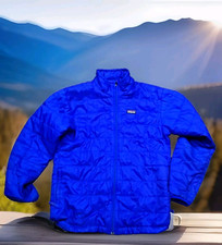 PATAGONIA PRIMALOFT NANO PUFF JACKET YOUTH Sz LARGE 12 Blue Lightweight Packable