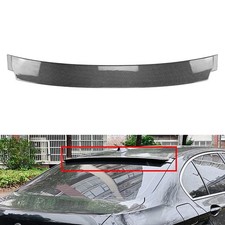 Rear Window Roof Spoiler Wing Lip For Bmw 5 Series F10 525i 530i 11-17 Carbon Bk