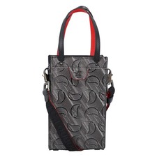 Christian Louboutin Monogram Ruistote Nano Tote Black Damentaschen Schwarz