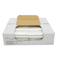 Trash Can Liner - 1000 Count Garbage Bags, 7-10 Gallon, 24" x 24", for Office