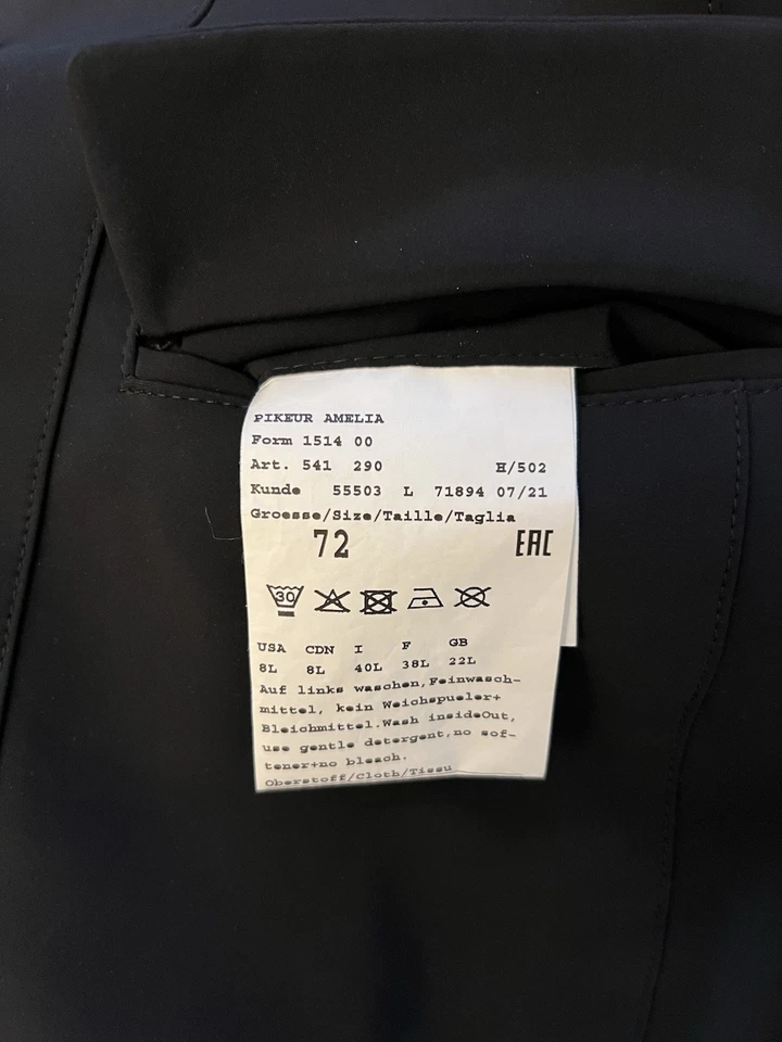 Pikeur Amelia Damen Turnierjacket Gr. 72 - Bild 3 von 3