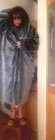 Stunning ! Silver Fox wrap-around coat looks real faux  lightweight — photo 4