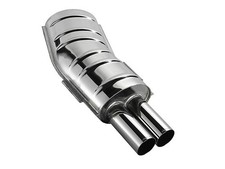 EISENMANN Komplettanlage BMW E36 Limo Coupe Cabrio Touring 318i 2x76mm gerade