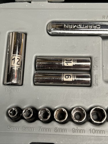 Craftsman 17 Piece Socket Wrench Set. 1/4 “ Drive 34863 Laser Etched, USA - Picture 4 of 11