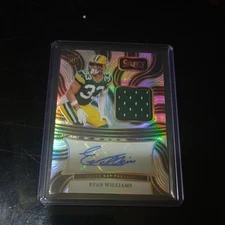 2024 Select Football Evan Williams Rookie Signature Memorabilia RPA Auto /199