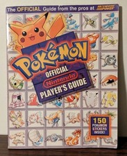Nintendo Pokemon: Official Players Strategy Guide Partial Stickers See Pics 
