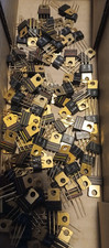 Lot of 100 MPS-U31 NPN silicon RF transistors with gold plated leads, NOS
