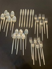 Vintage Stanly Roberts MCM Astro Flatware ser...