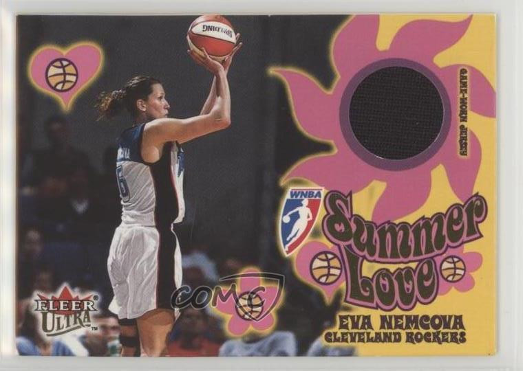 2002 Fleer Ultra WNBA Summer of Love Memorabilia Eva Nemcova