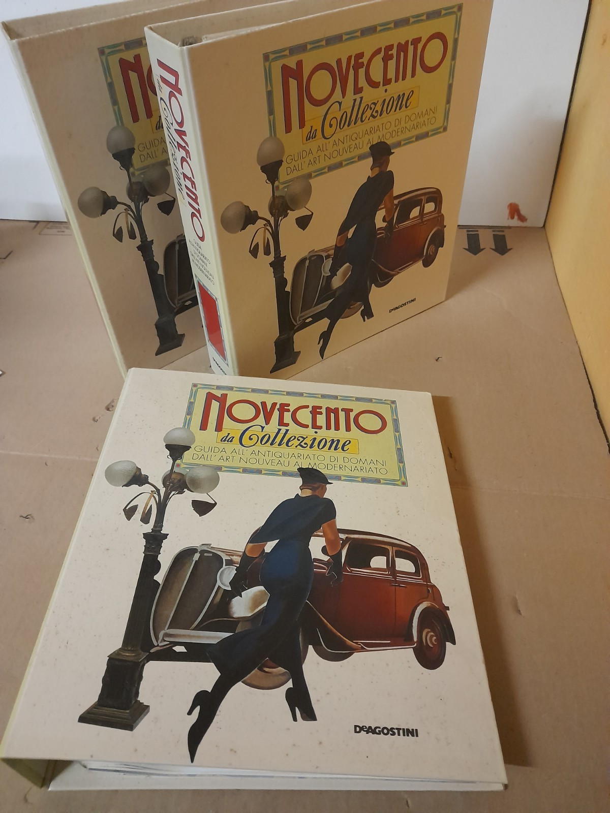 Novecento Da Collezione 3 Raccoglitori Con Fascicoli De Agostini 1995