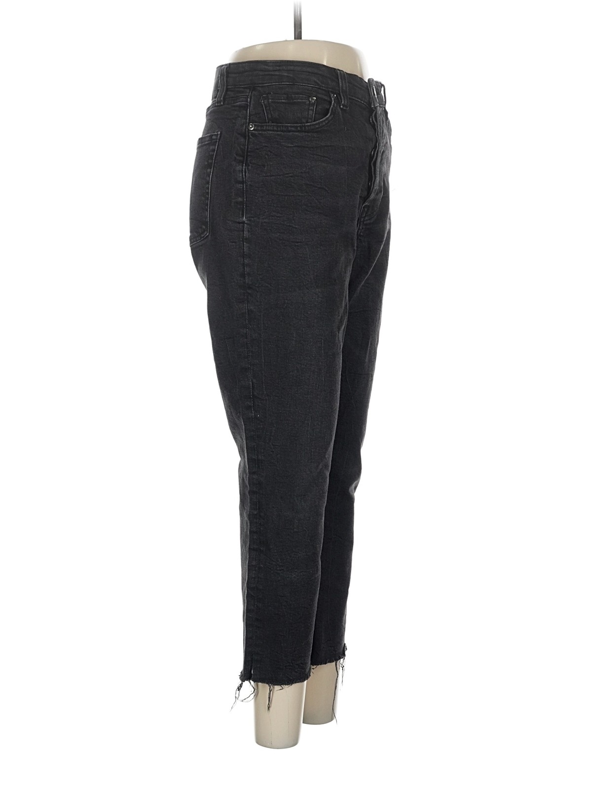 H&M Women Black Jeans 6 Petites thumbnail 3