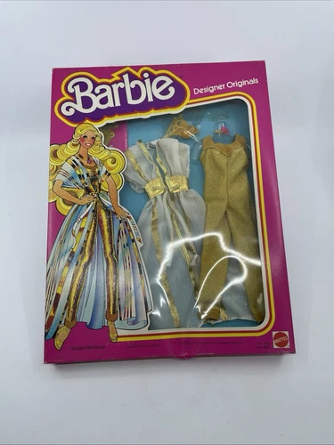 Barbie Vintage Outfit Superstar Era Designer #1412 Golden Glamour Mattel 1979