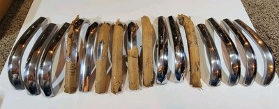 1947 1948 Buick Super Grille Grill ''Teeth'' Stainless Trim Parts Lot Of 16