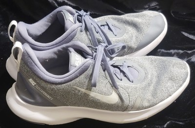 Size 8.5 - Nike Flex Experience Trainer 8 Gray Logo Running Shoes Sneakers 