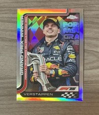2025 Topps Chrome Formula 1 F1 Max Verstappen #99 Refractor Oracle Red Bull