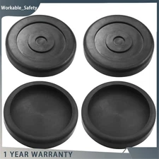 Round Rubber Arm Pad for Bendpak Danmar Lift Slip on 5715017 4PCS Black