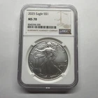 2025 American Silver Eagle – NGC MS70 – 1 oz .999 Fine Silver – Mint
