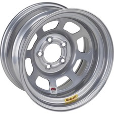 Bassett 958i52 15x8 Excel D-hole 5x5 2 In Bs Imca Silver Wheel Bassett 958i52 15x8 Excel D-hole 5x5 2 In Bs Imca Silver Wheel
