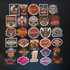 Harley Motorcycles Inspired Stickers Shield Bar Decals Biker Chopper Hog