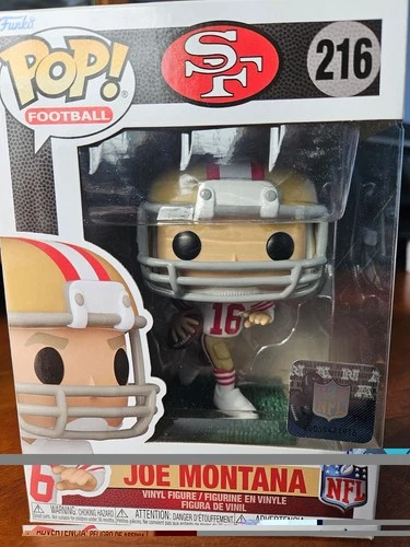 Funko Pop! NFL: Legends Joe Montana 49ers (Away) Vinyl Figure #216
