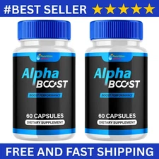Alpha Boost Advanced Supplement for Men with Natural Ingredients 300 Capsules