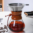 Pour Over Coffee Carafe 27 Oz / 800 Ml Glass w/ Filter. By: Mindo Cafe — photo 1